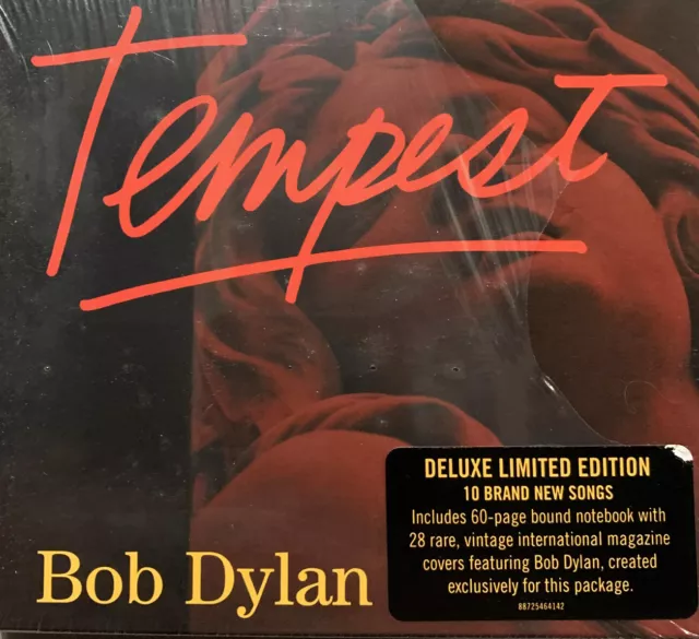 Bob Dylan Tempest CD + Notebook (Deluxe / LTD Edition) - NEW