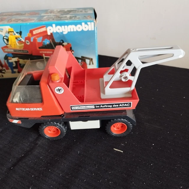 Rare Camion Benne + Pelleteuse MAMMUT avec Sa Boîte Années 70 Jouet