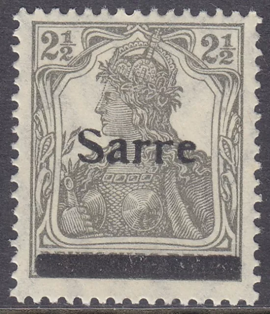 Germany Saar - Sarre Mi 2 1920 MNH