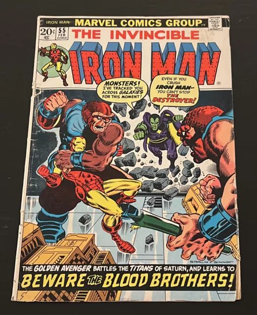 Iron Man #55 - 1973 1st Appearance of Thanos and Drax 🔥🔑