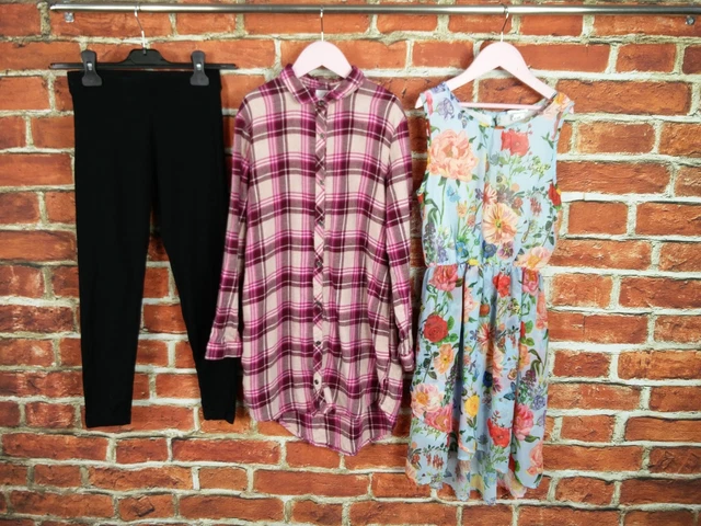 Girl Bundle Age 10-11 Years H&M M&S Next Dress Leggings Shirt Summer Party 146Cm