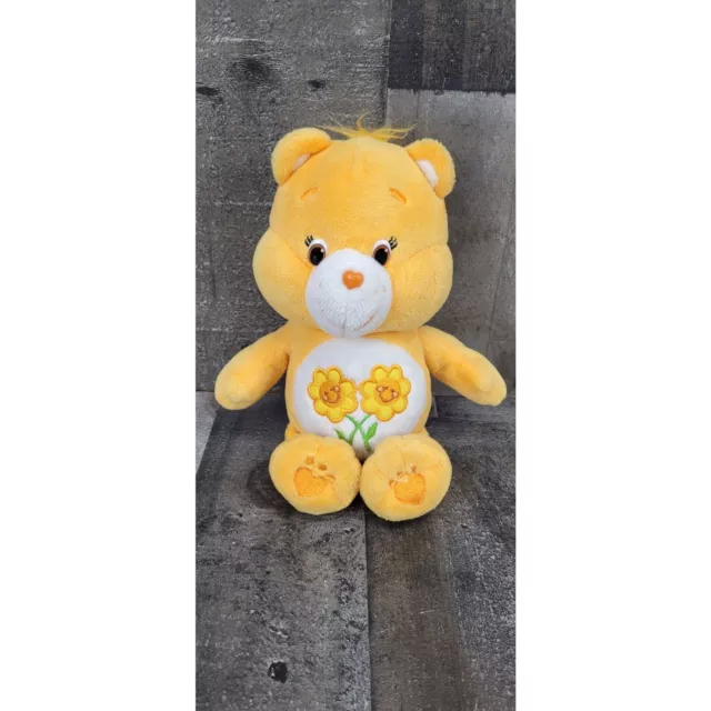 2015 Just Play Care Bears Yellow Sunflower Smile Yellow Daisy 8.5 inches