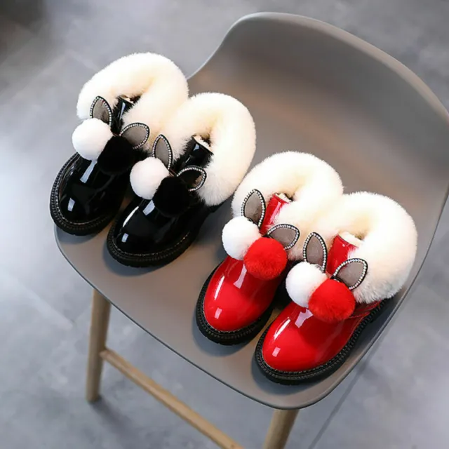 Calde scarpe principessa spagnola per bambini bambine palla di capelli scarpe in cotone stivali da neve nuovi