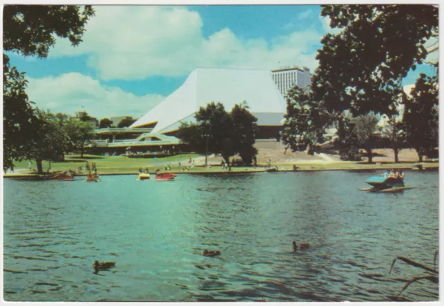 Festival Theatre, Torrens River, Adelaide -1976 Vintage Pre-Paid Postcard