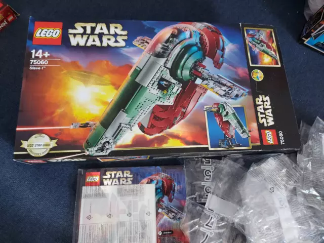 Lego 75060 Slave I UCS OVP und Anleitung, komplett, sehr gut erhalten, und Tüten