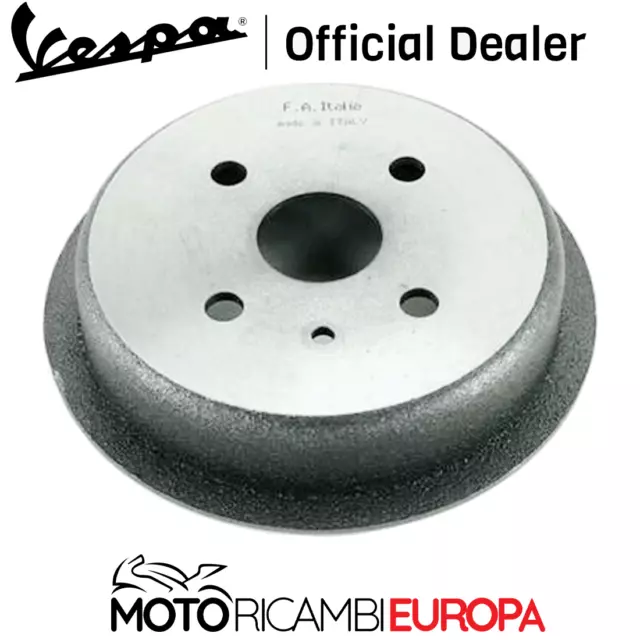 Tamburo Posteriore Vespa 50 L N S Freno Ruota Cerchio Chiuso 2.3/4-9