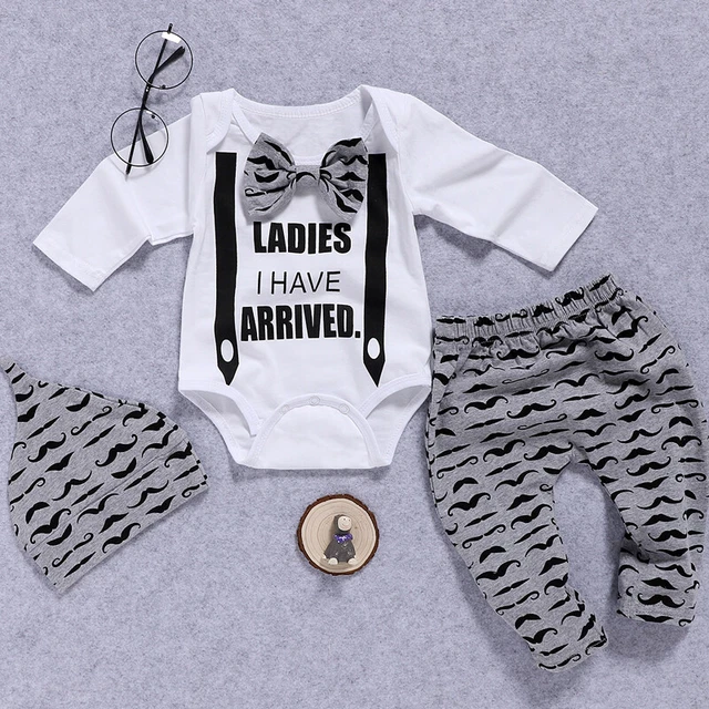 Lapa neonati bambini neonati ragazzi vestiti calze top pantaloni cappello outfits set 6