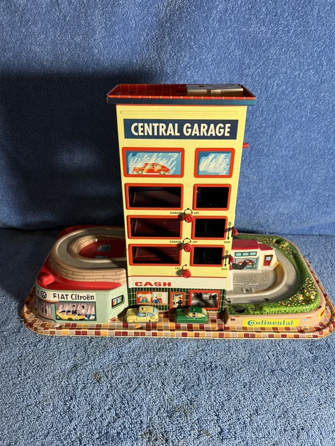 JOUET VINTAGE ANNÉES 60 Puffi Lok 341 de Technofix Circuit train dans