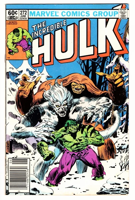 Incredible Hulk #272 (1982, Marvel) Intelligent Hulk, Rocket Raccoon, Key Issue