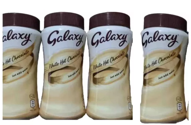 4x Galaxy White Hot Chocolate Instant Choc Drink Just Add Water