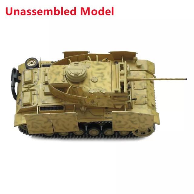 1:25 WWII German Armored Fighting Vehicle III Ausf M Tank Model Unassembled Kits