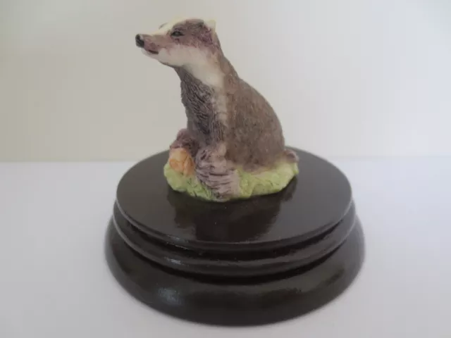 REGENCY FINE ARTS BADGER FIGURINE Collectible Ornament