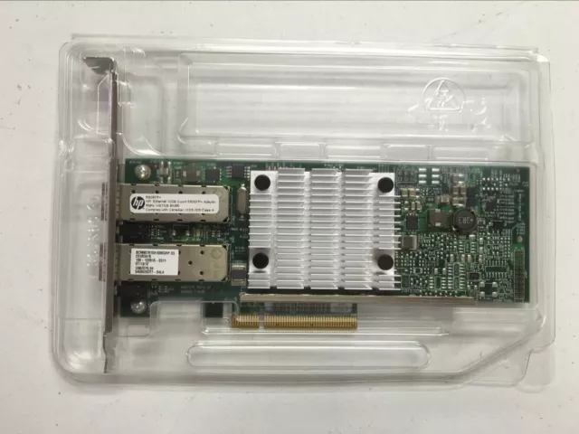 HP 652503-B21 530SFP+ 10GB Dual Port NIC 656244-001 652501-001 Both brackets