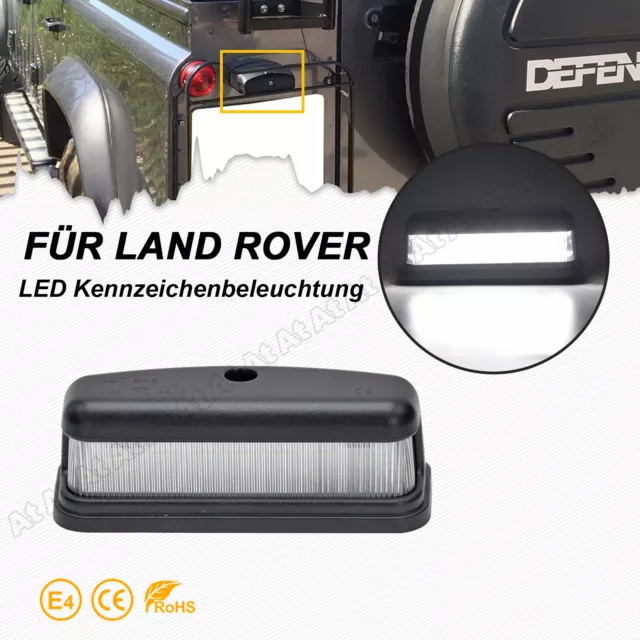 LED Kennzeichenbeleuchtung Kennzeichenleuchte Für Land Rover Defender 1990-2016