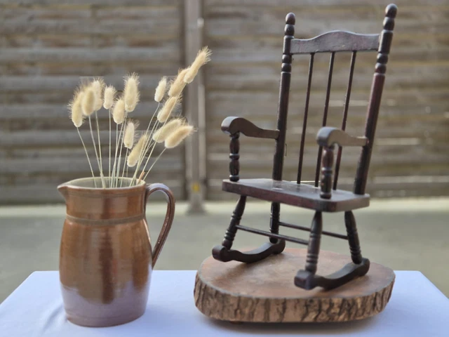 Chaise à bascule vintage pour poupée - Jeux & Jouets