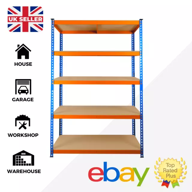 Heavy Duty Warehouse Racking Garage Shelving Storage Shelves Metal Shelf Unit