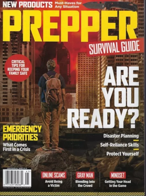 Prepper Survival Guide Magazine- January 2024- BRAND NEW