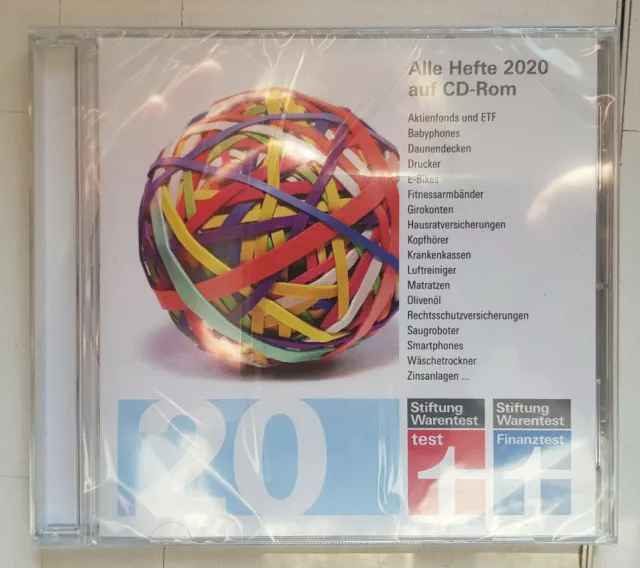 Stiftung Warentest Alle Hefte 2020 auf CD Rom