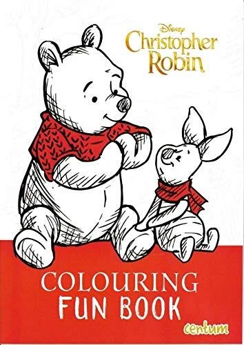 WINNIE THE POOH Christopher Robin Colouring Fun Book-Centum £35.03 ...