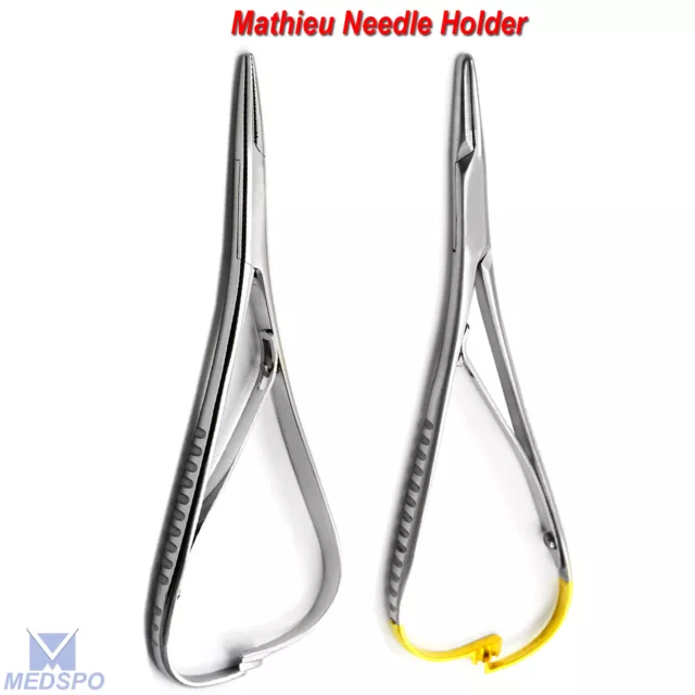 MATHIEU NEEDLE HOLDER Pliers Orthodontic Lab Ligature Surgical Suture ...