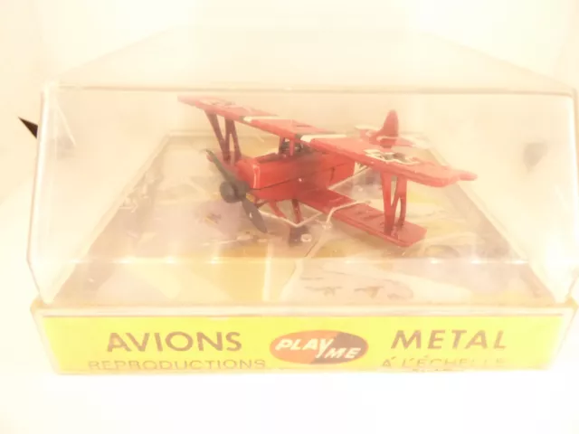 AVION / PLANE - PLAY ME AVIONES - PILEN - FOKKER D7 DVII - BIPLAN - 1/87 -  8 Cm 3