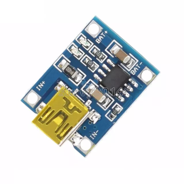 10 PIEZAS 5V Mini USB 1A Módulo Cargador de Placa de Carga de Batería de Litio EN 4.5V-5.5v