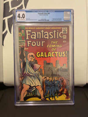 Fantastic Four 48 CGC 4.0 1st Appearance of Galactus and Silver Surfer🗝 Key