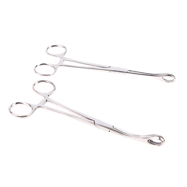 Pinze per spugna in acciaio inox pinze mediche pinze per coppettazione pinze ovali MWS CON SG