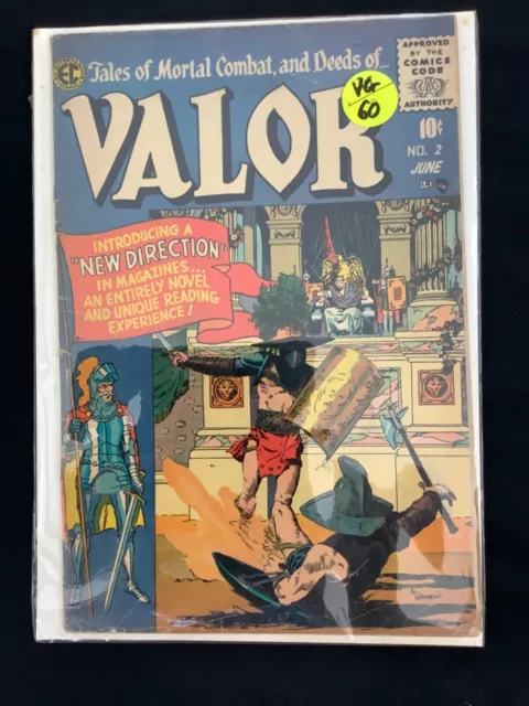 Valor #2  Golden Age Comic  Vg  1955