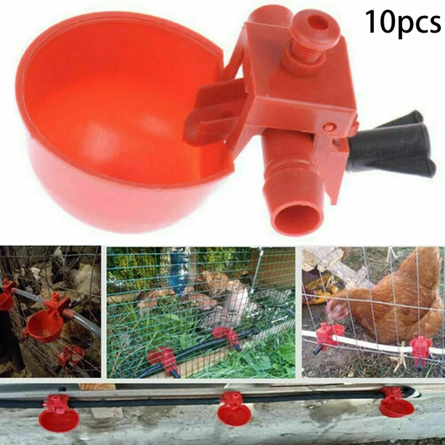 Volaille Buveur Automatique Arroseur Réglable Ferme 10PCS Poulet Pratique