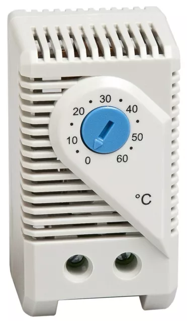1 pcs - STEGO KTS 011 NO Enclosure Thermostat, 250 V ac, 0 - +60 °C