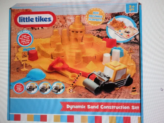 New Little Tikes Dynamic Sand Construction Fun Sensory Activity Playset Boxed