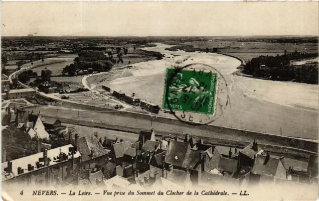 CPA AK NEVERS La Loire view taken from the summit of the bell tower of the cathedral (457012)