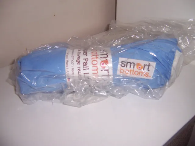 Smart Bottoms cloth  Diaper Pail Liner New  Blue  27" by 30"