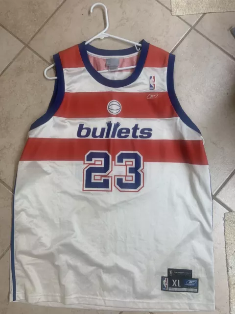 Micheal Jordan - Washington Bullets. Reebok XL NBA Jersey (XL)