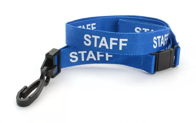 PRE PRINTED Lanyards Neck Strap For ID Pass Card Badge Holder Safety Breakaway 3