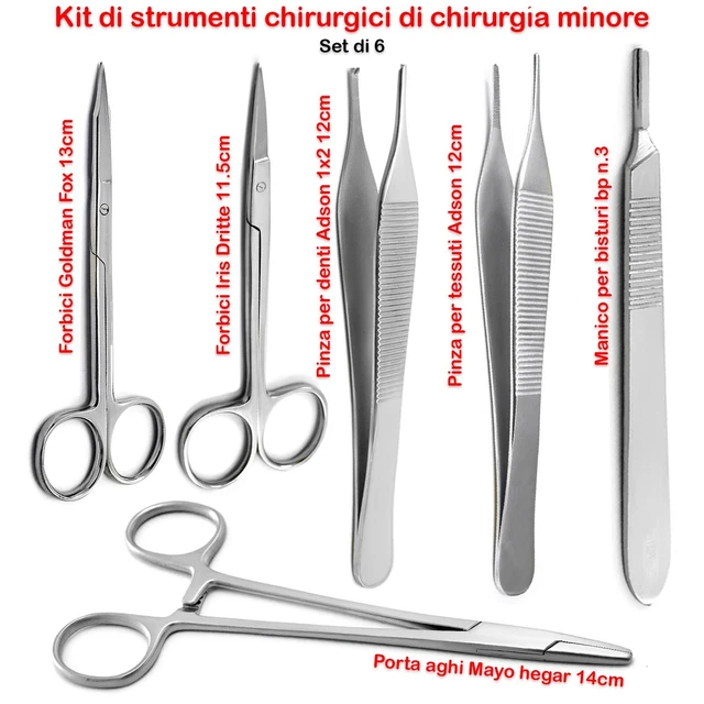 Di Base Di Strumenti Chirurgici/Chirurgia Addominale Strumenti Porta Aghi Pinze/Laparoscopia Porta Aghi Pinze - Foto 6