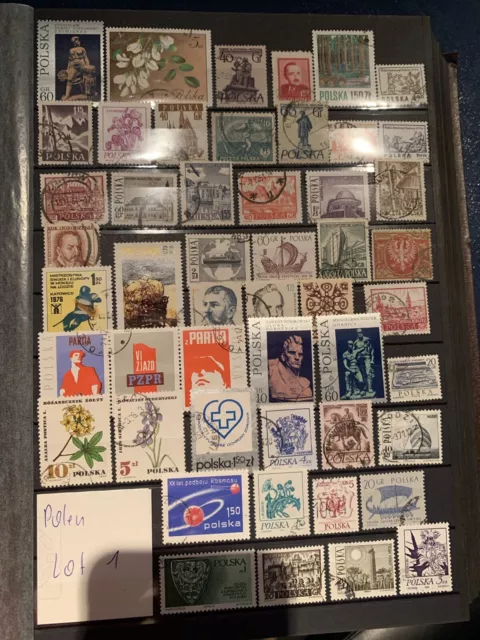Lot 1 Briefmarken Stamps , Polen , Polska, Poland Gestempelt