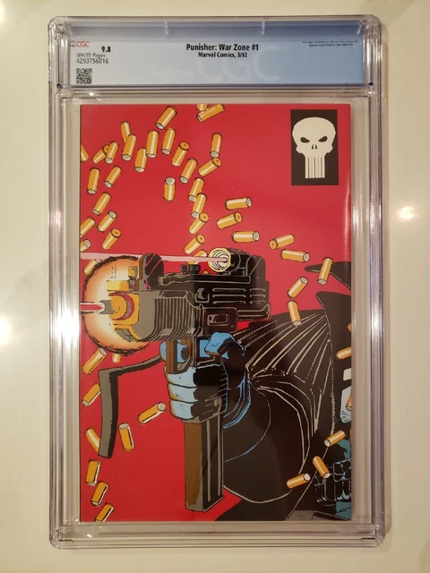 Punisher War Zone 1 CGC 9.8 Marvel Comics 1992 3