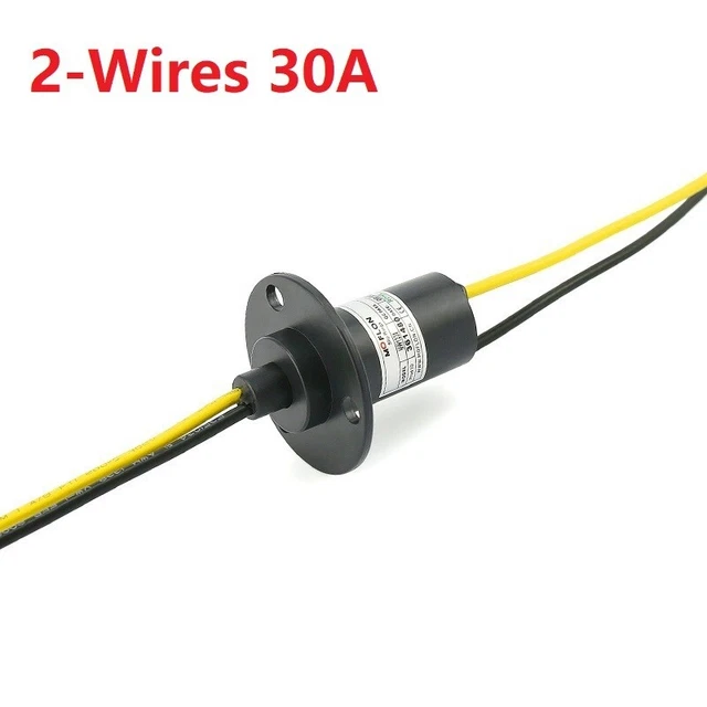 Conductive Slip Ring 2-wire 30A Generator Slip Ring Power Slip Ring Wind Turbine
