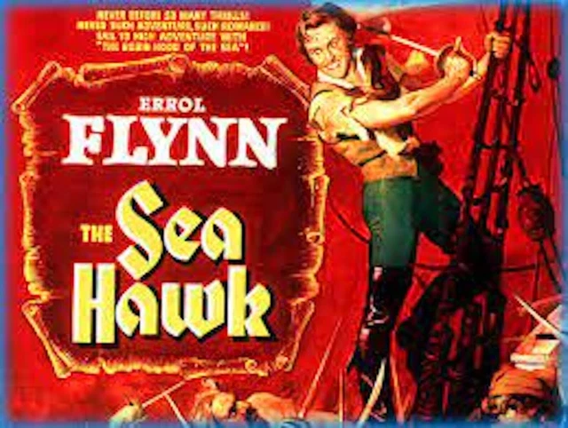 The Sea Hawk, Errol Flynn, 400ft, sound, B&W, good print