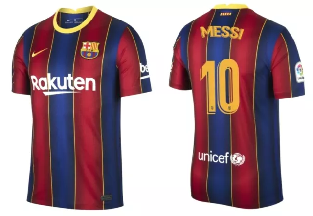 Trikot Nike FC Barcelona 2020-2021 Home La Liga - Messi 10 I Barca Heim