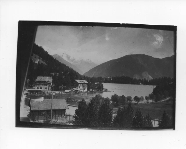 Tirage Citrate Vintage Suisse Glacier Du Rhône - Format 8x11 Cm - Circa 1900