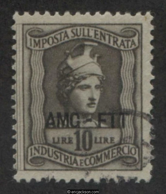 Trieste Industry & Commerce Revenue Stamp, FTT IC102 right stamp, used, VF
