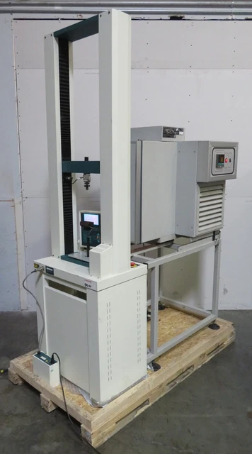 C185668 Tinius Olsen Hounsfield H10KS Tensile Tester w/ Environmental Chamber C185668 Tinius Olsen Hounsfield H10KS Tensile Tester w/ Environmental Chamber