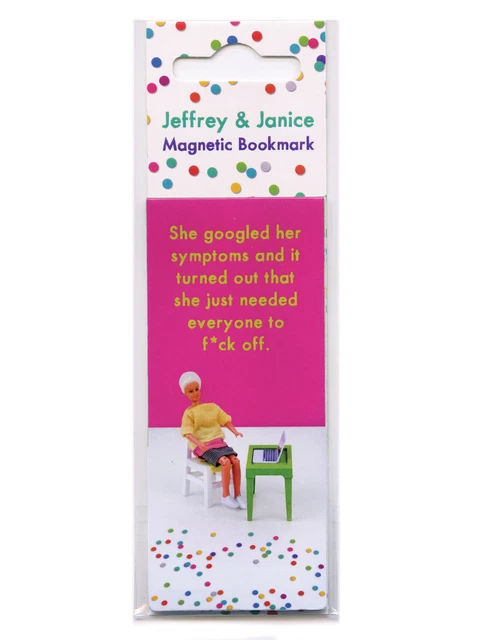 Bold & Bright Gifts Funny Hilarious Magnetic Bookmark Novelty Cheap Present