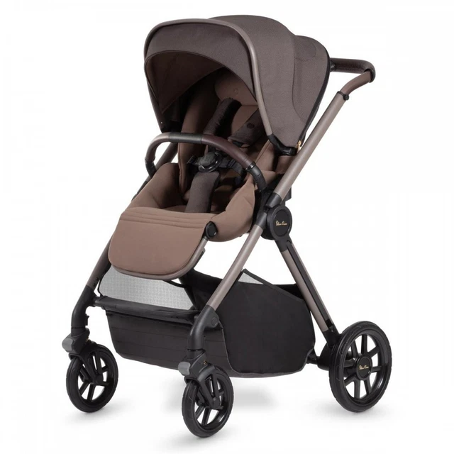 Silver Cross Reef Pushchair + Raincover in Earth - RRP. £895