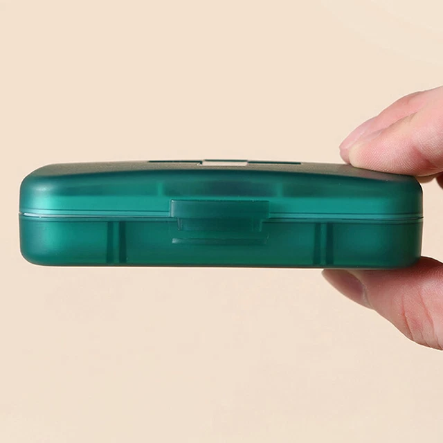 Contenitore tablet da viaggio organizzatore di pillole custodia dispenser scatola da viaggio - con