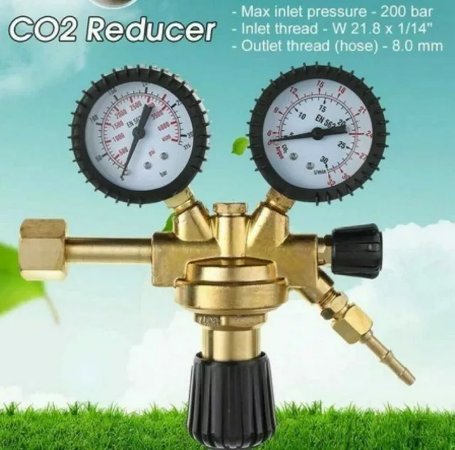 Rothenberger Druckminderer bis 130 bar mit Manometer für Schutzgas 530218
