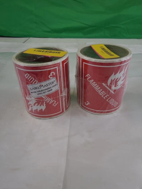 LABELMASTER HML6C Pois Récipient Label-3-3.3cm W-100CT-LOT De Deux Rouleaux